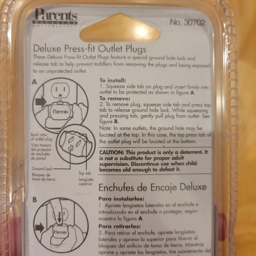 Parents Magazing Child Sagety Delux Press Fit Outless Plugs New - Picture 6 of 6